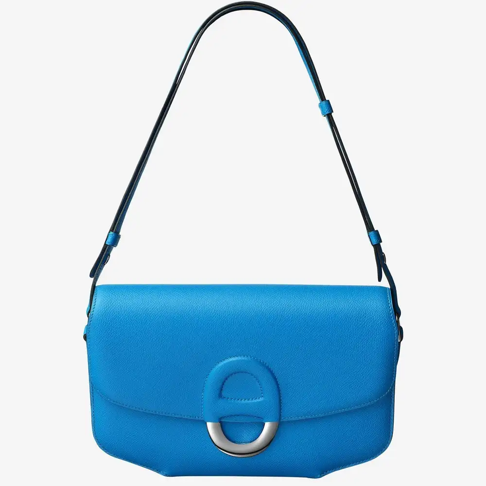 Hermes Cherche Midi 25 Bag in Epsom calfskin Bleu zanzibar