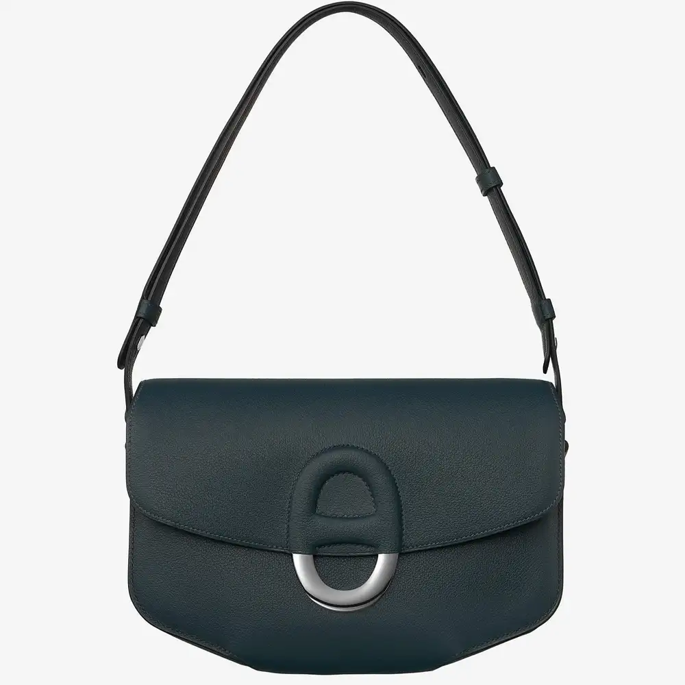 Hermes Cherche Midi 25 Bag in Evercolor calfskin Bleu océan