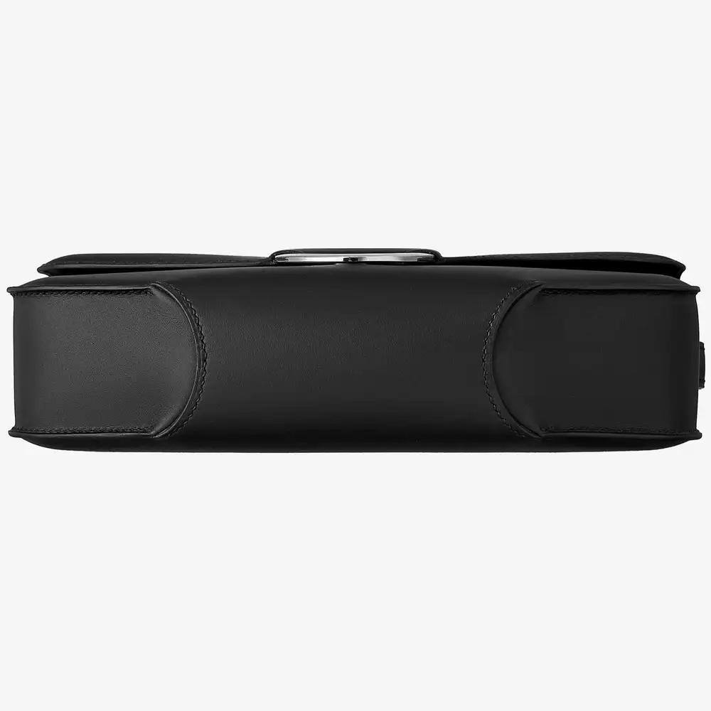 Hermes Cherche Midi 25 Bag in Sombrero calfskin Noir Interior pockets 2