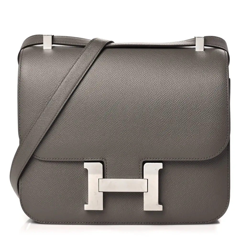 Hermes Constance 24 Bag in Epsom Etain