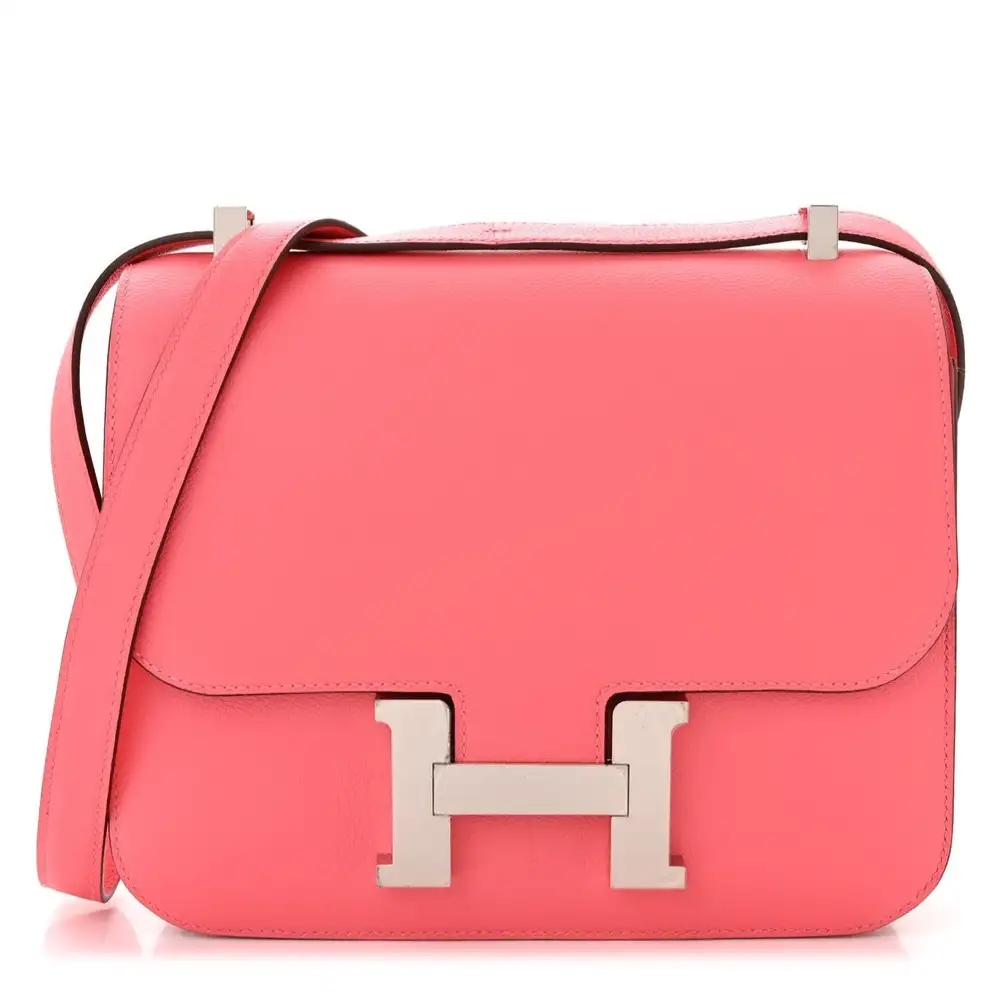 Hermes Constance 24 Bag in Evercolor Rose Azalee
