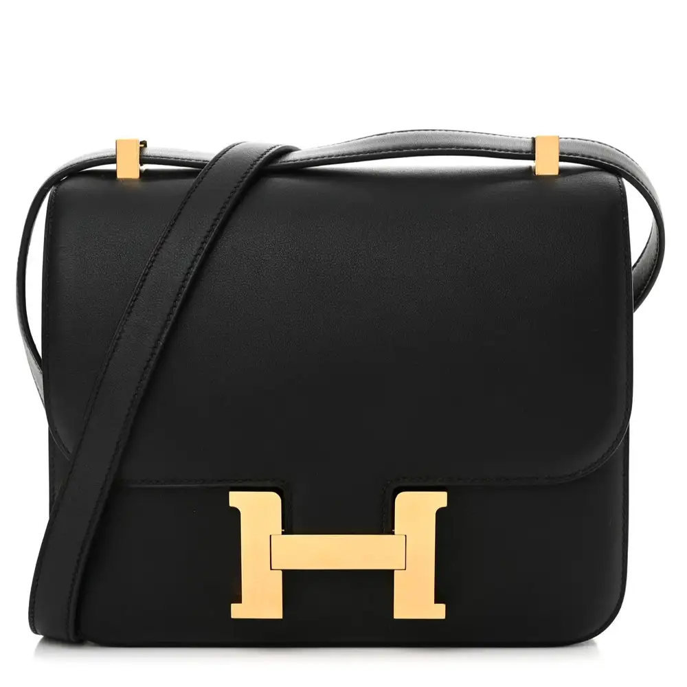 Hermes Constance 24 Bag in Swift Black