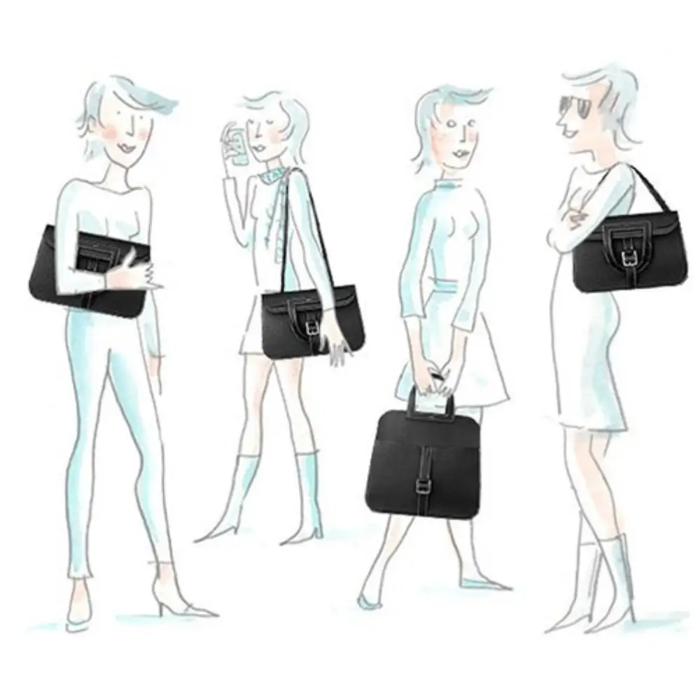 Hermes Halzan Bag Model Shot 1