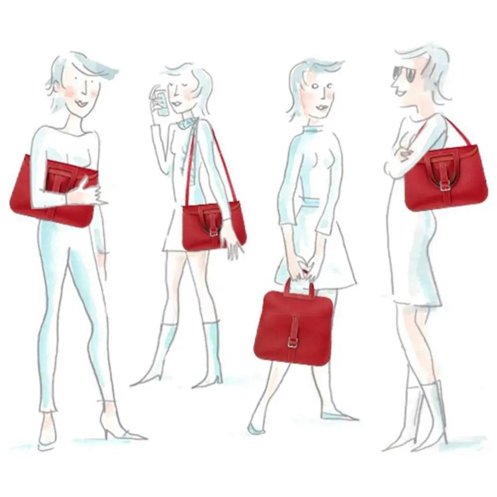 Hermes Halzan Bag Model Shot 2