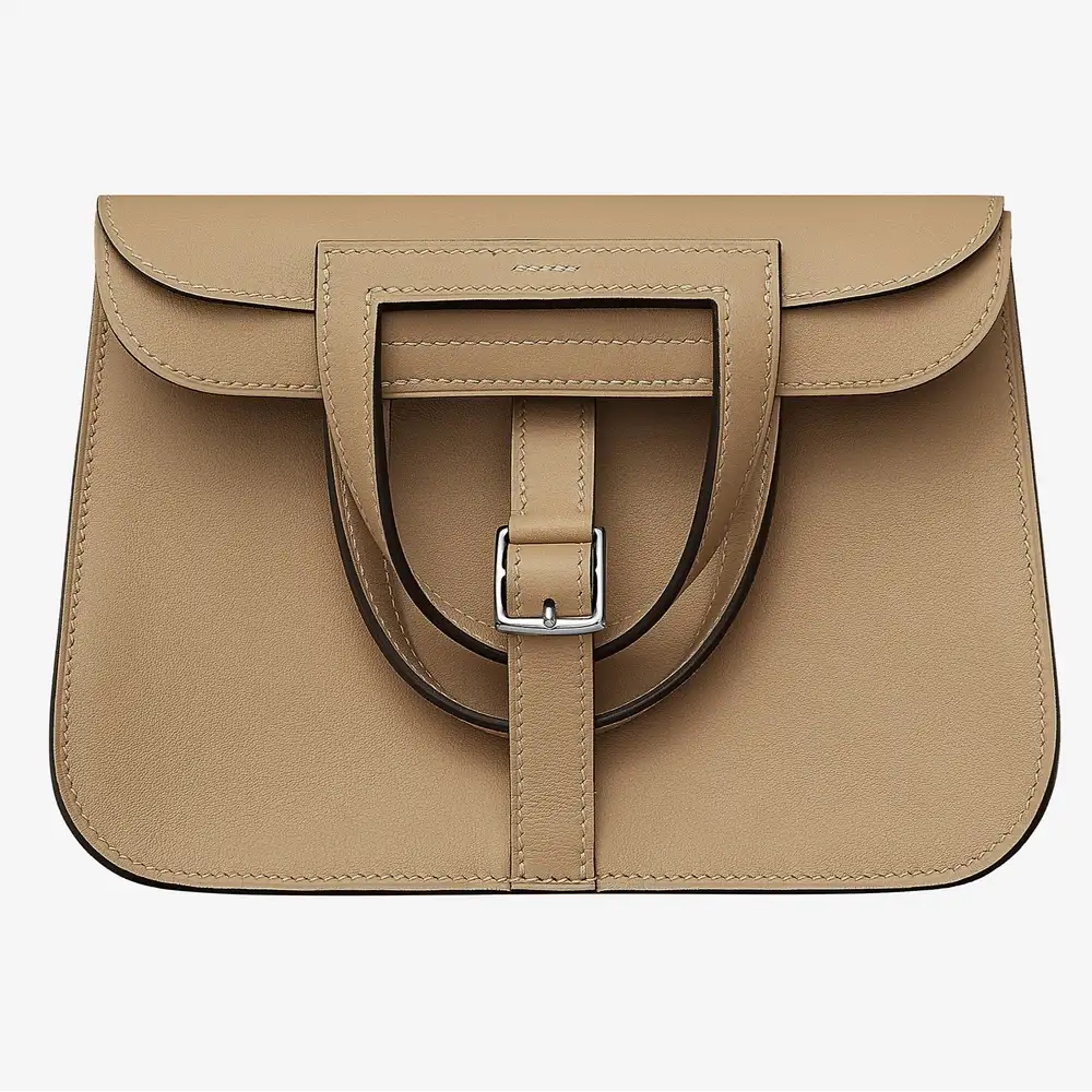 Hermes Halzan Mini bag in Swift calfskin trench