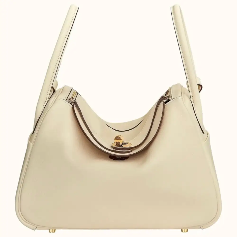Hermes Lindy 26 Bag in Swift Nata Lime