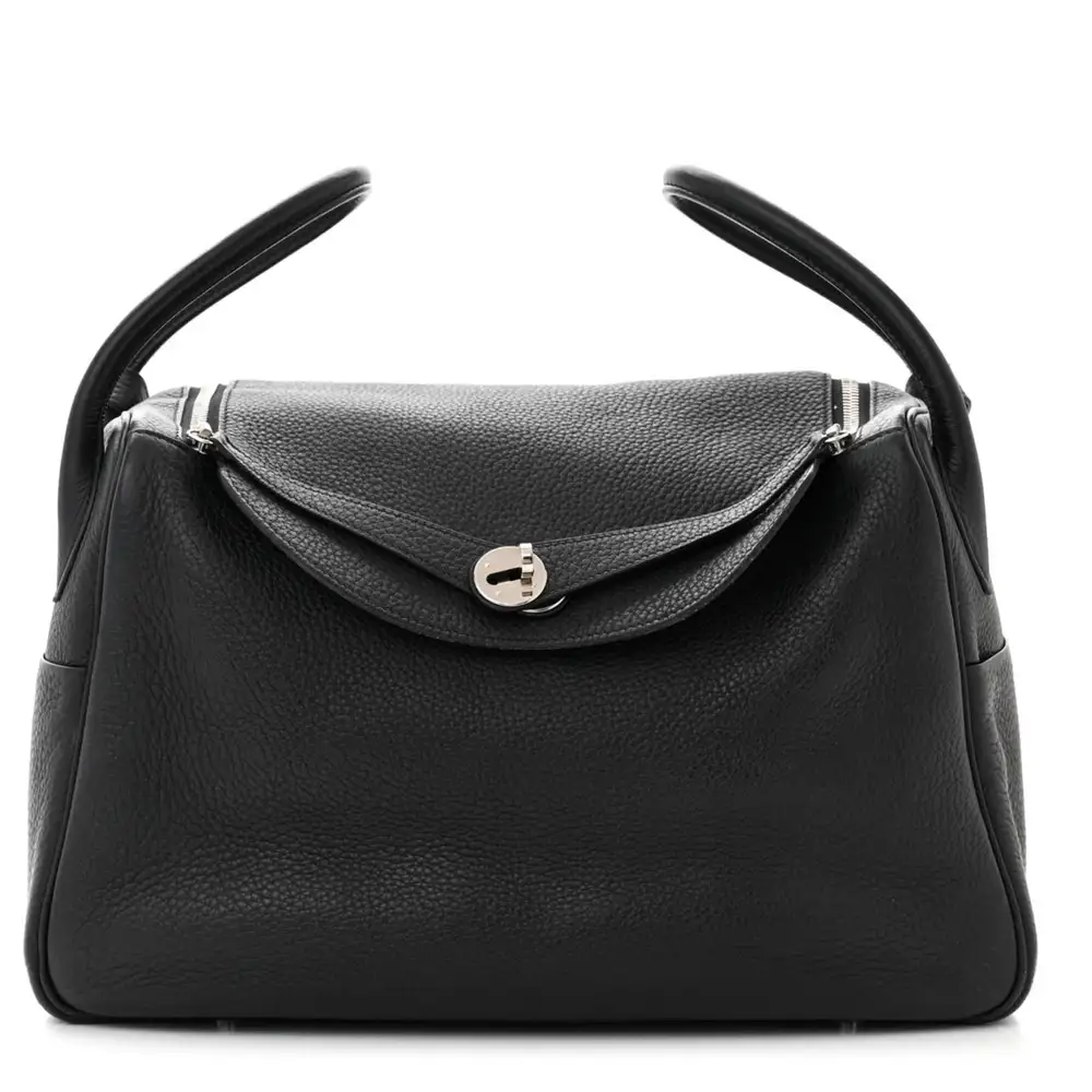 Hermes Lindy 34 Bag in Clemence Black