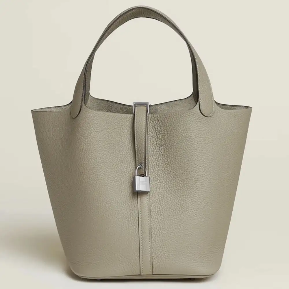 Hermes Picotin Lock 22 Bag in Clemence Sauge