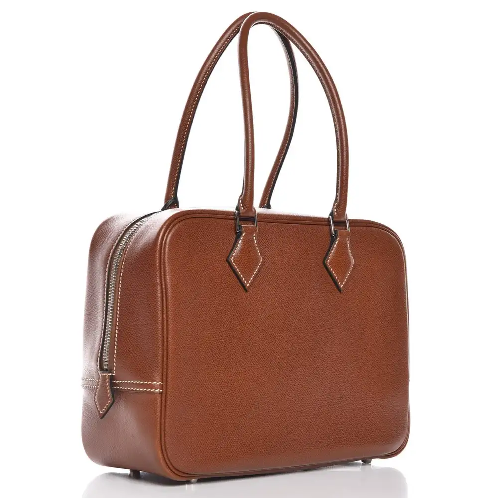 Hermes Plume 28 bag in Courchevel Gold