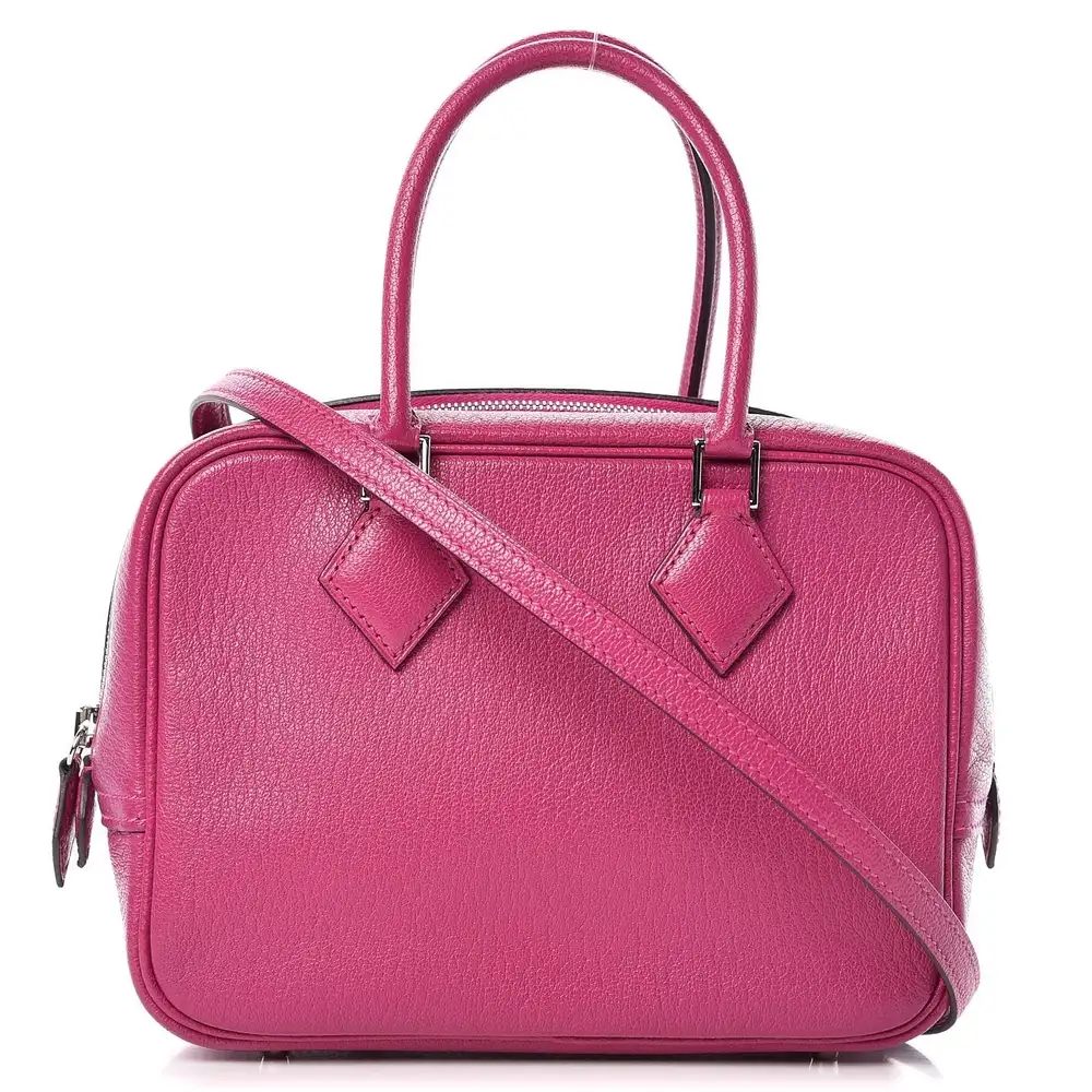 Hermes Plume II mini bag in Mysore goatskin Rose Pourpre(1)