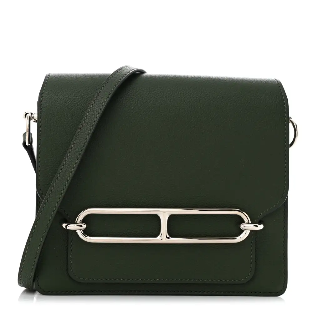 Hermes Roulis Mini Bag in Vert Anglais