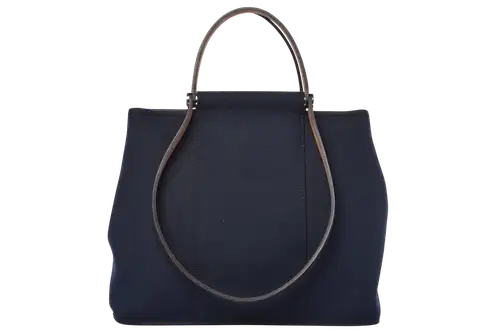 Hermes Toile Cabag 39 in Canvas Bleu Marine Featured image