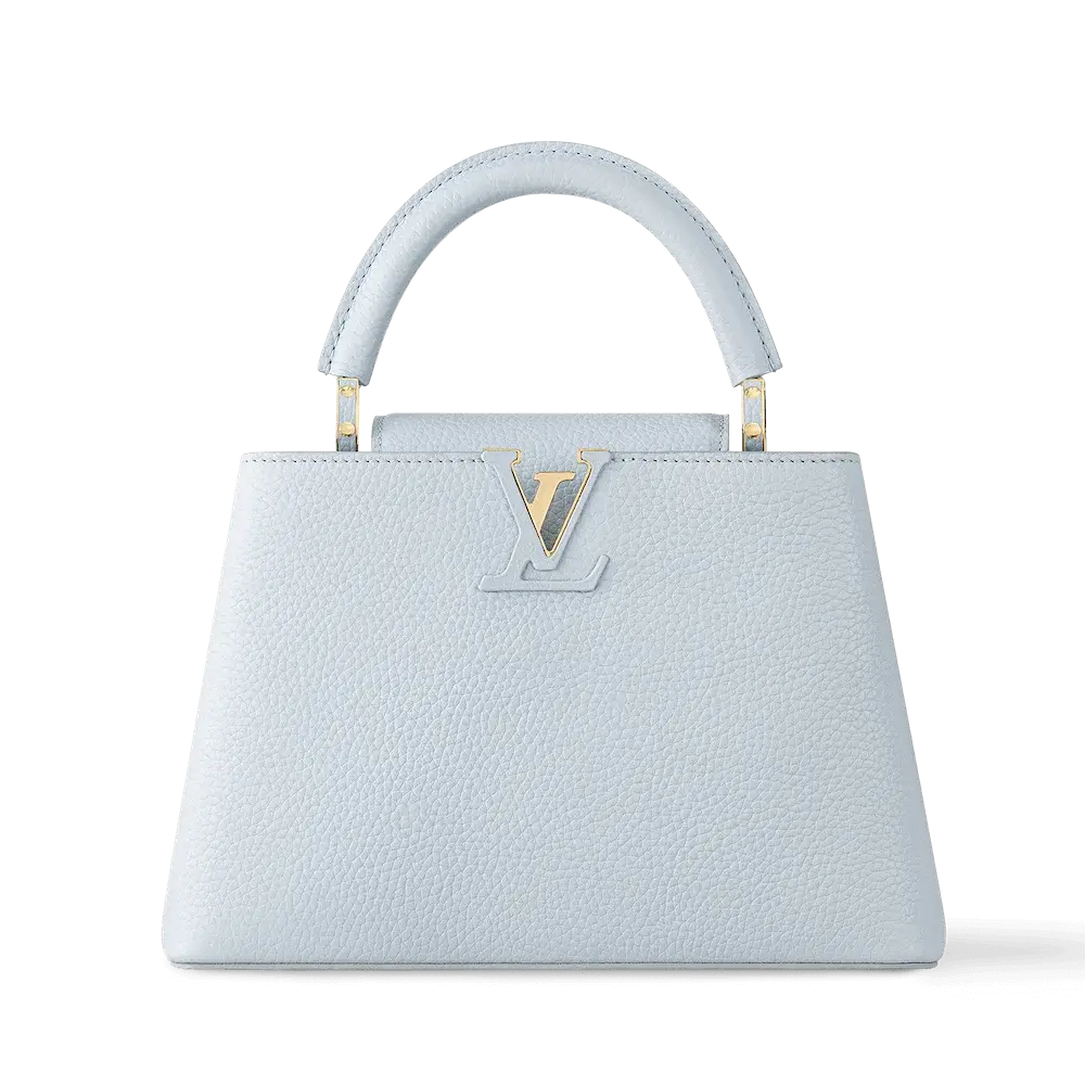 Louis Vuitton Capucines BB Bag in Taurillon leather Bleu Olympe
