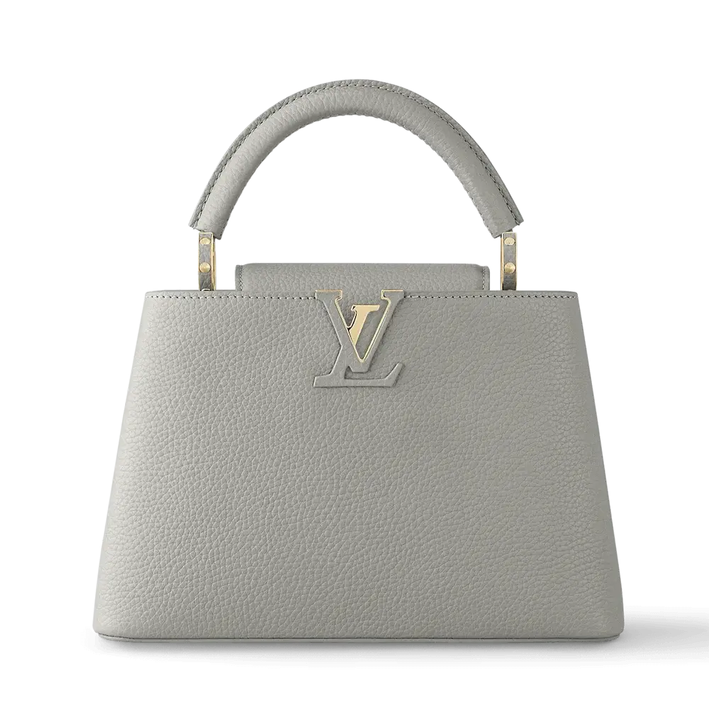 Louis Vuitton Capucines BB Bag in Taurillon leather Flint Grey