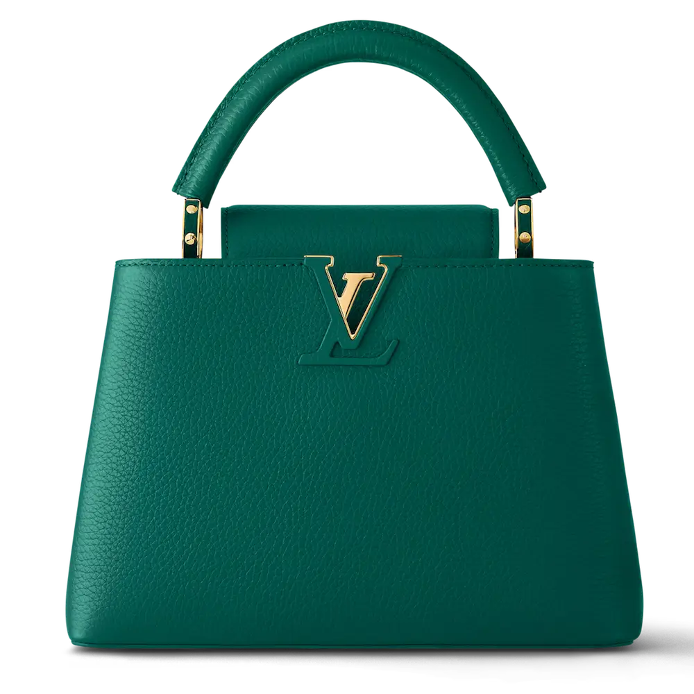 Louis Vuitton Capucines BB Bag in Taurillon leather green