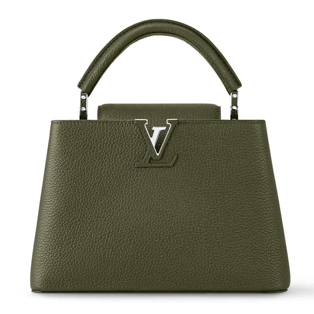 Louis Vuitton Capucines BB Bag in Taurillon leather khaki
