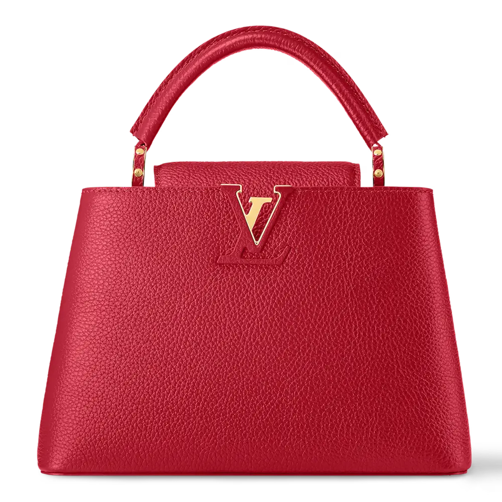 Louis Vuitton Capucines BB Bag in Taurillon leather scarlet