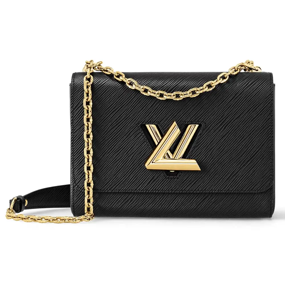 Louis Vuitton Twist MM Bag in Epi Leather Black