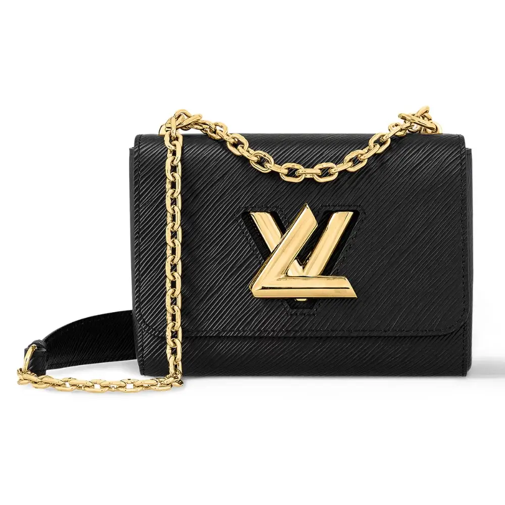 Louis Vuitton Twist PM Bag in Epi Leather Black