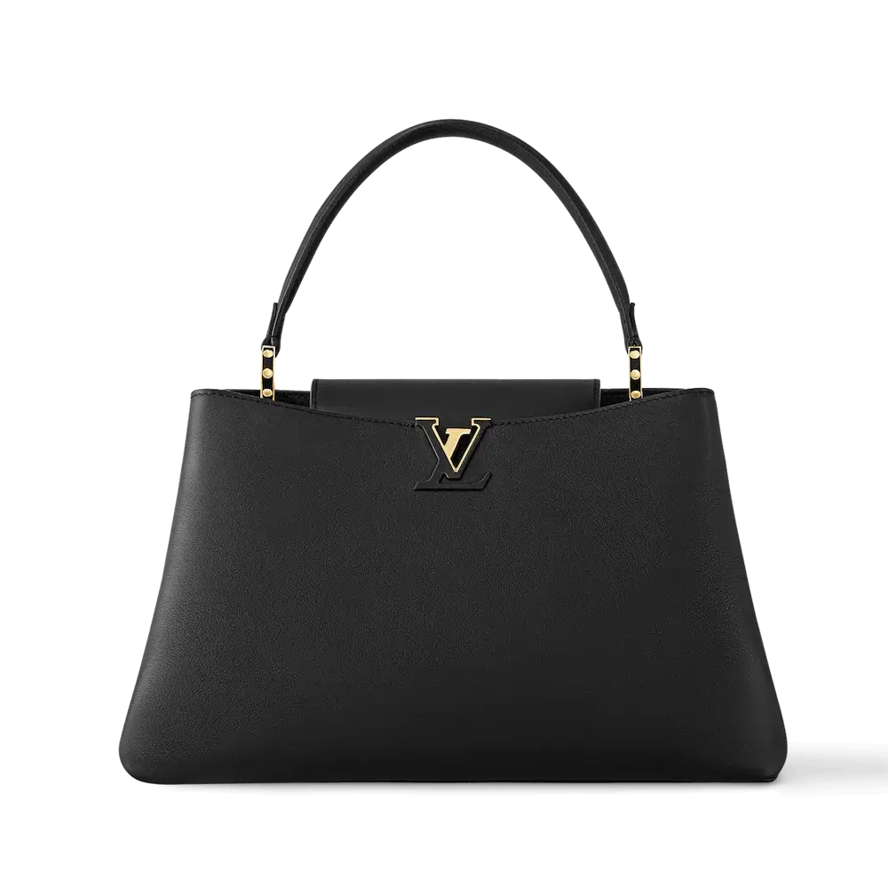 Louis vuitton capucines gm souple capucines bag Black