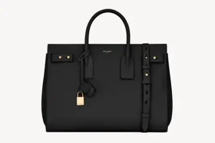 Saint Laurent Sac De Jour In Supple Grained Leather Medium Black Featured image