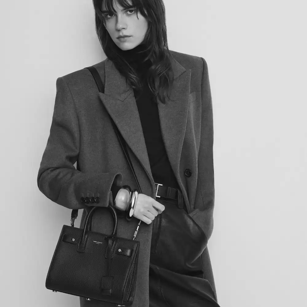 Saint Laurent Sac de Jour Nano Bag Model Shoulder Carry