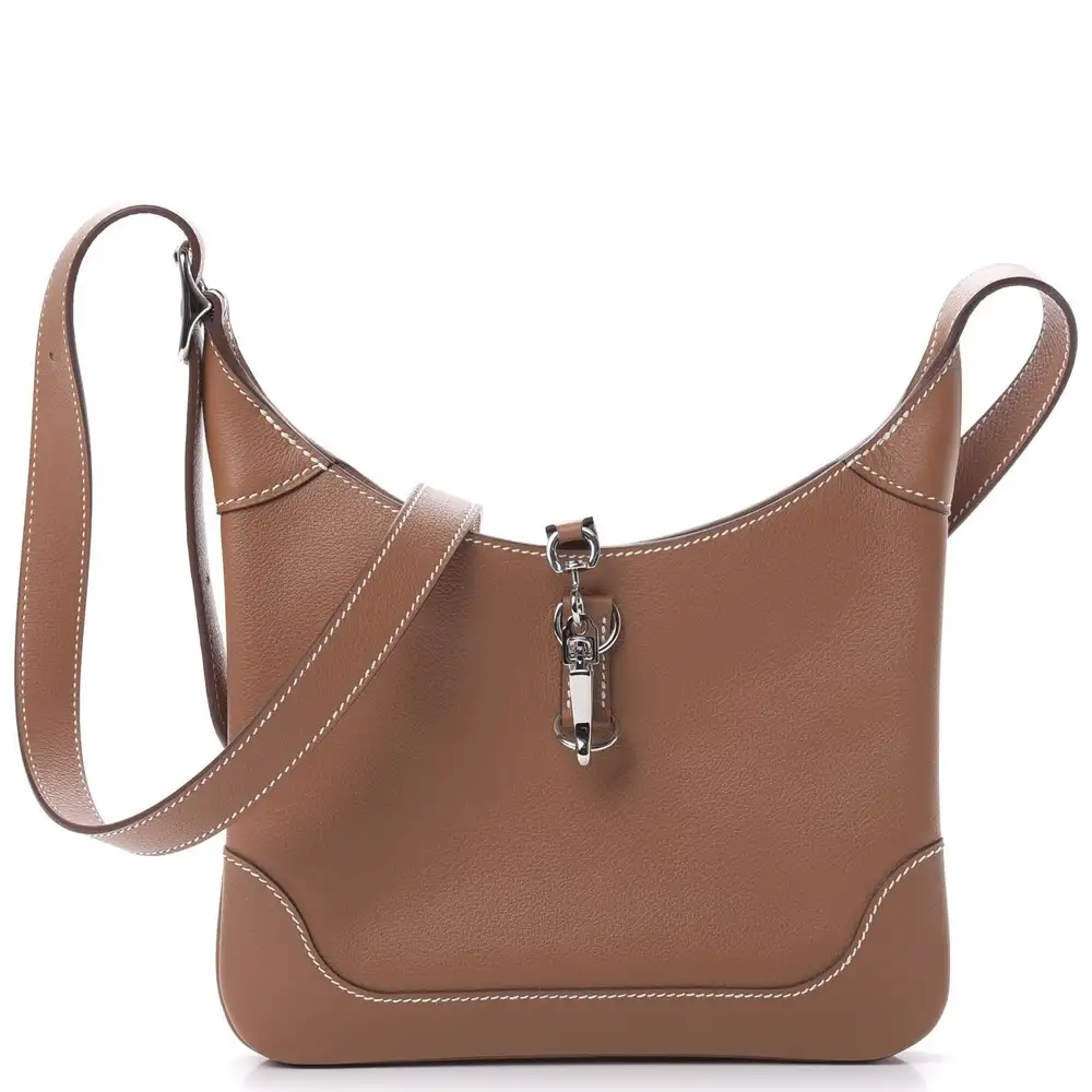 Hermes Trim Duo 24 Bag in Evercolor Gold