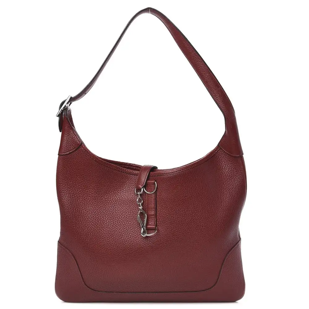 Hermes Trim II 35 Bag in Taurillon Clemence Red