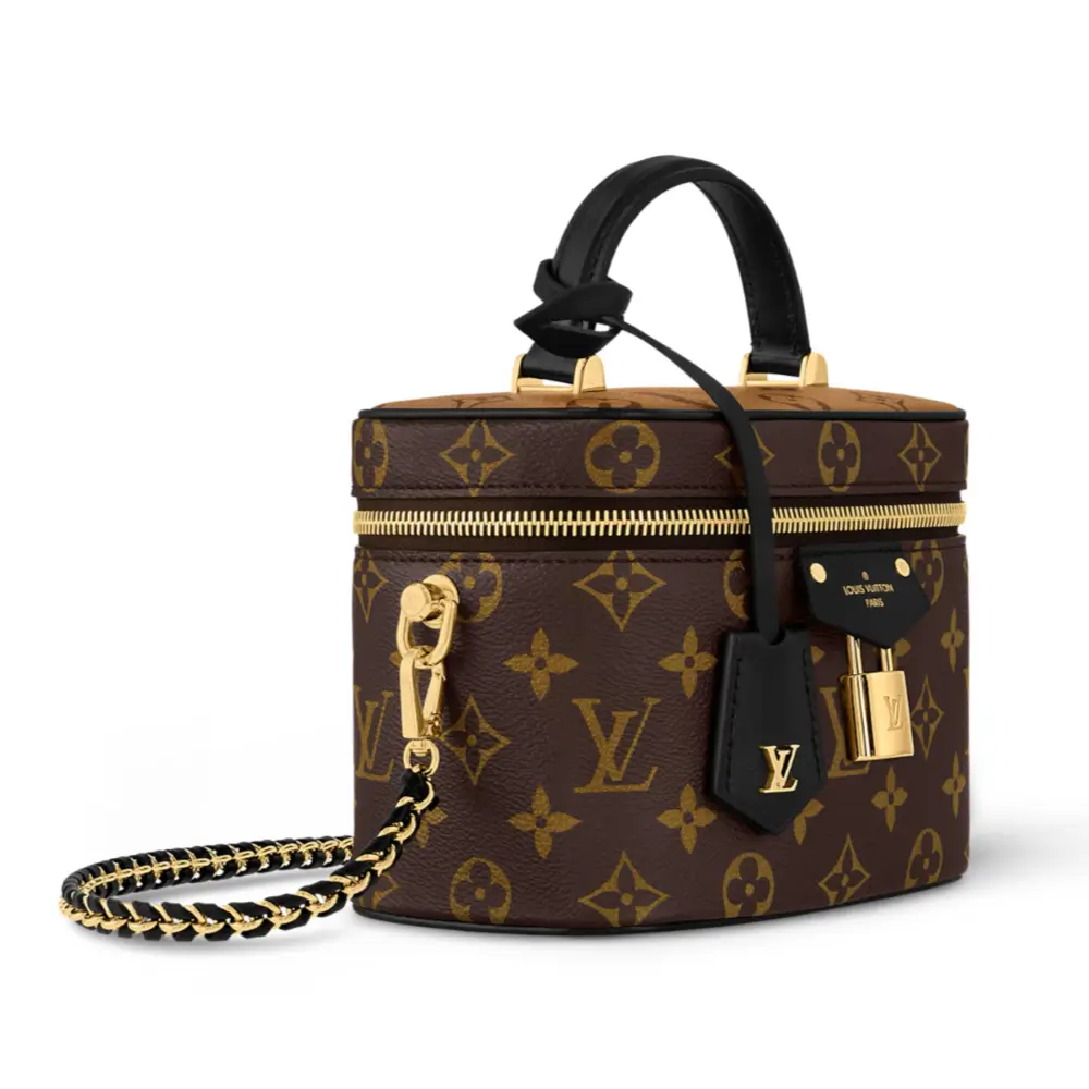 Louis Vuitton Vanity Chain Bag Monogram Canvas Side View