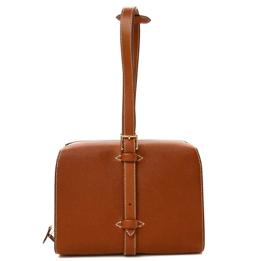 Hermes Simone Bag in Togo Swift Gold(1)