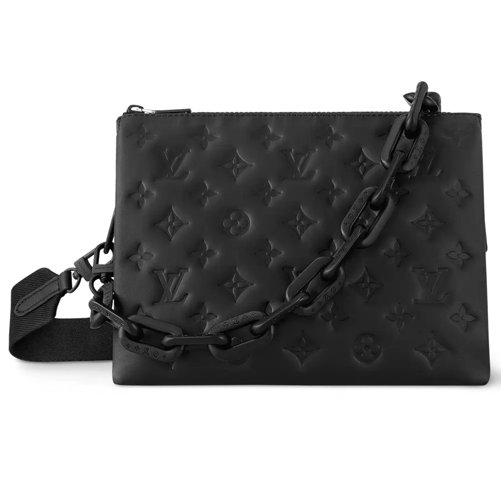 Louis Vuitton Coussin PM Bag in Matte Lambskin All Black