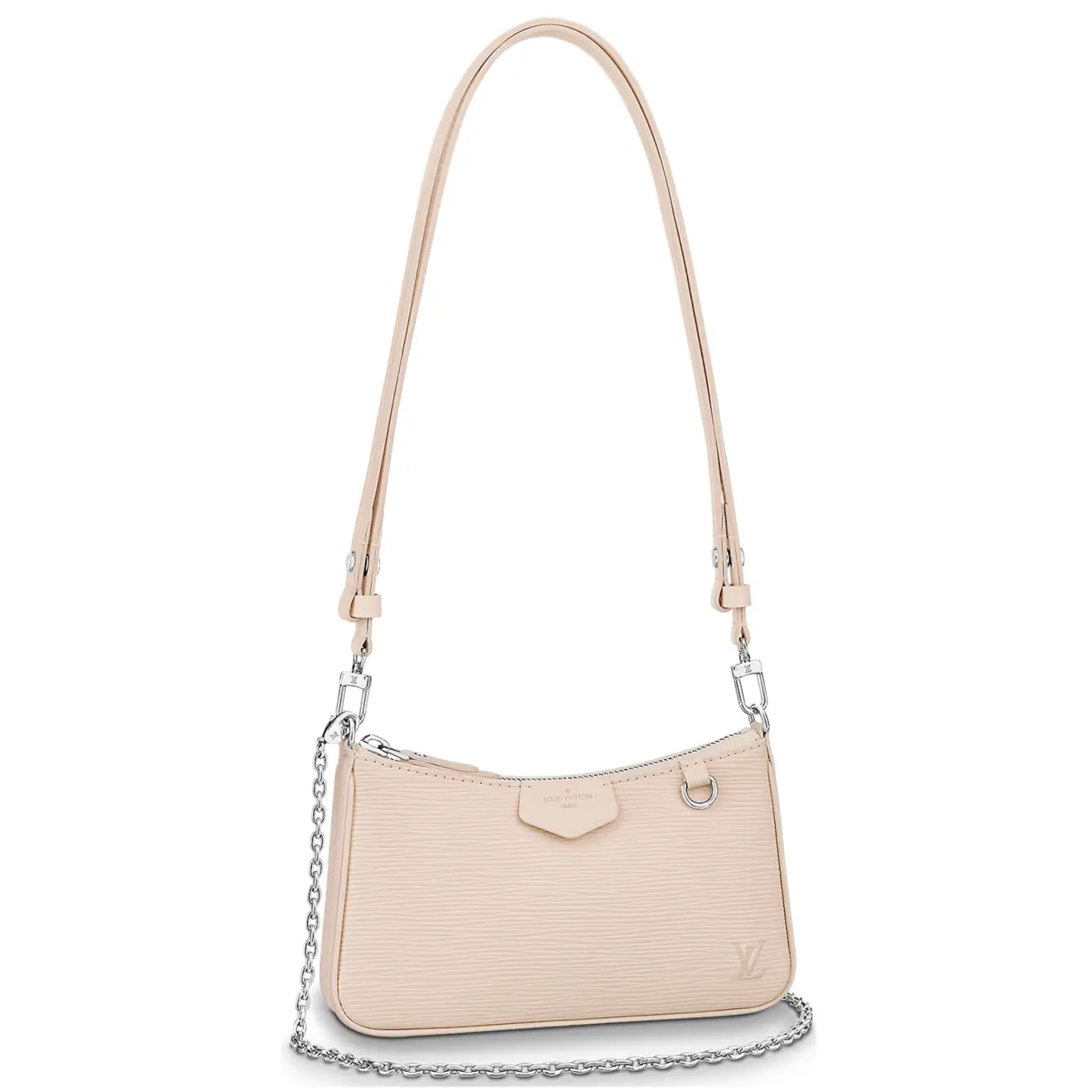Louis Vuitton Easy Pouch On Strap Epi Leather Beige