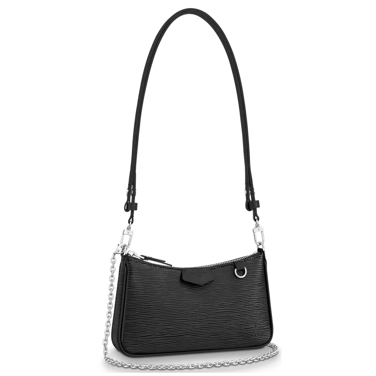 Louis Vuitton Easy Pouch On Strap Epi Leather Black