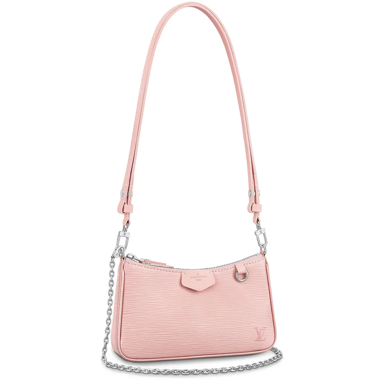 Louis Vuitton Easy Pouch On Strap Epi Leather Pink