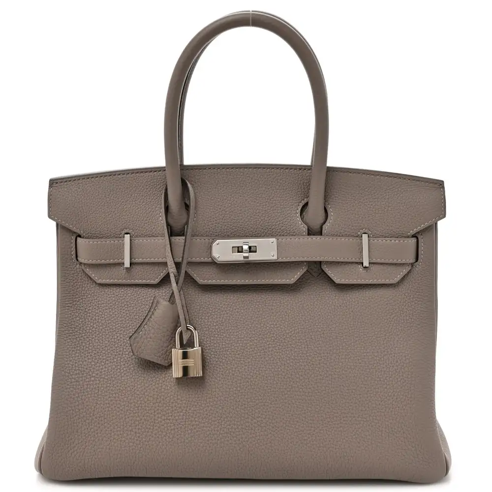 Hermes Birkin 30 Bag in Togo Asphalte