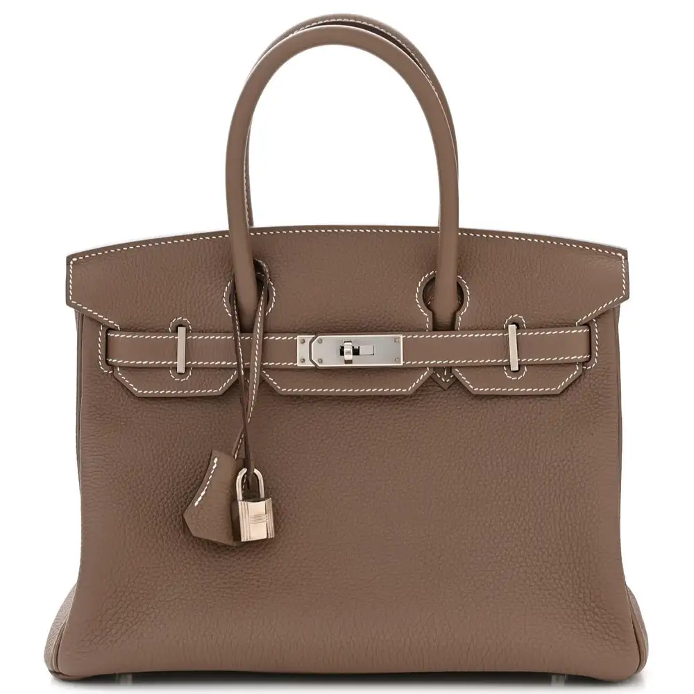 Hermes Birkin 30 Bag in Togo Etoupe