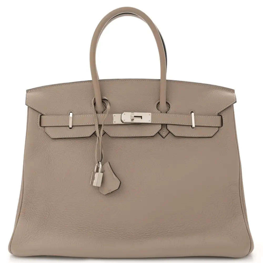 Hermes Birkin 35 Bag in Togo Gris Tourterelle