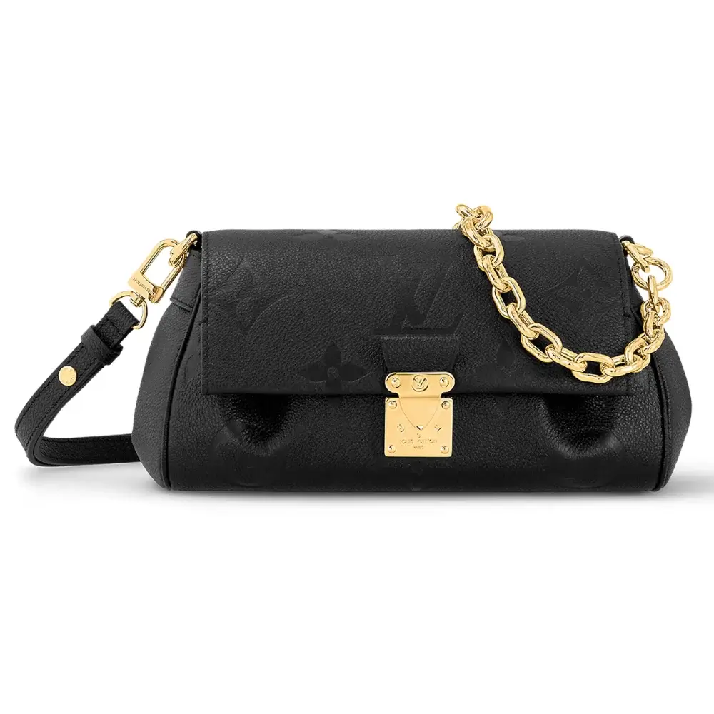 Louis Vuitton Favorite Bag in Monogram Empreinte Bag Black