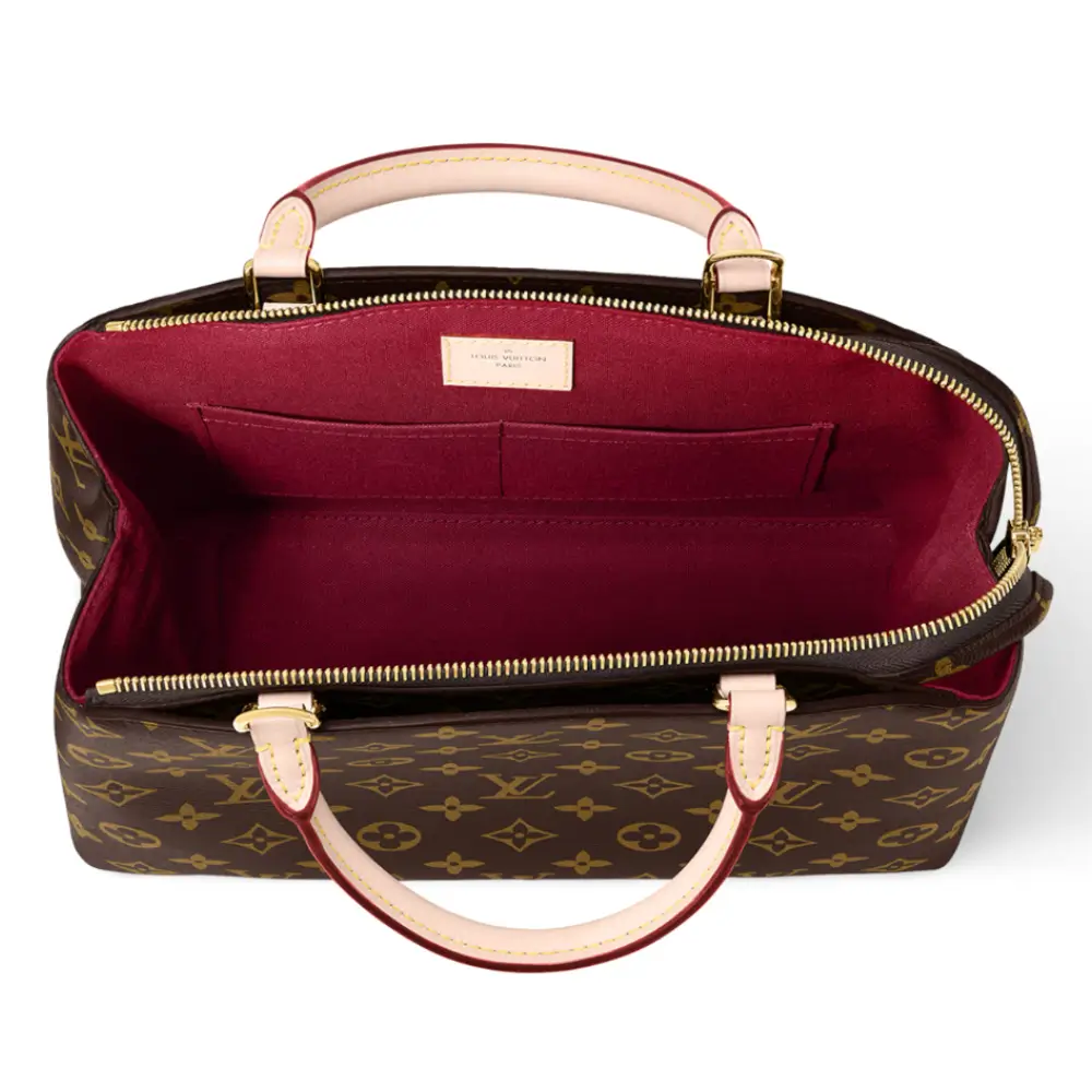 Louis Vuitton Petit Palais Monogram Canvas Bag Interior Pockets 2