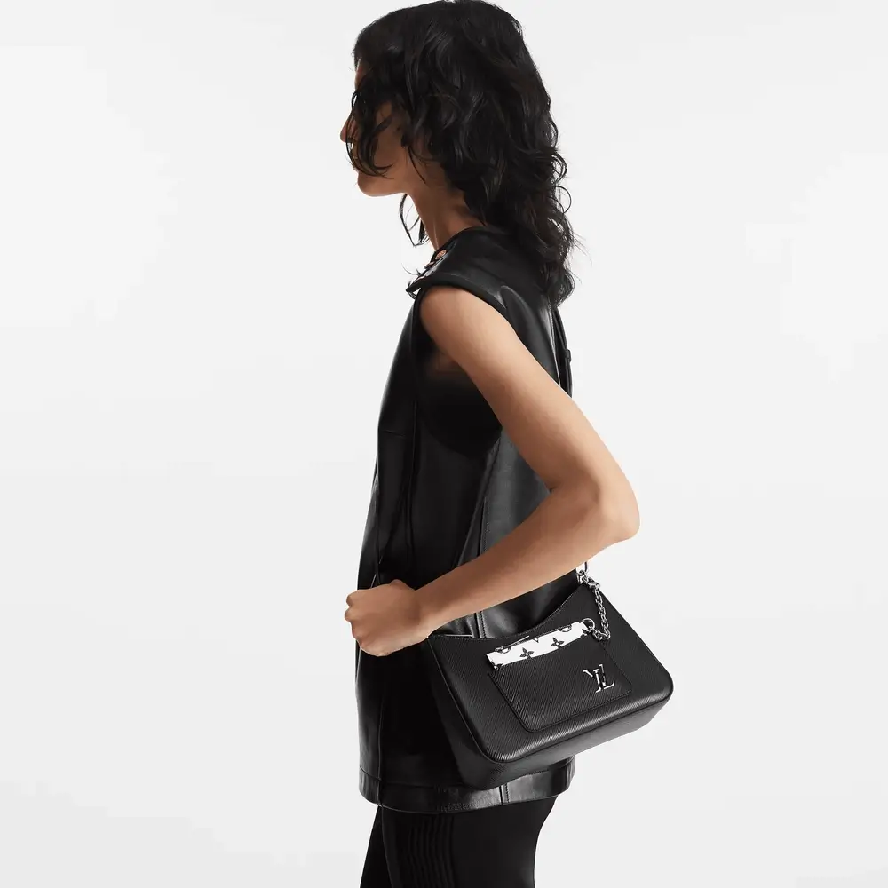 Louis Vuitton Marelle Bag in Epi Leather Model shots 2