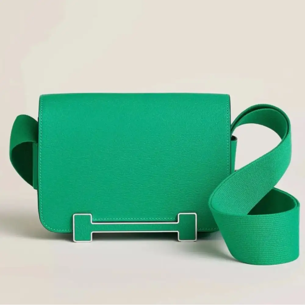 Hermes Geta Bag in Chevre Mysore Menthe