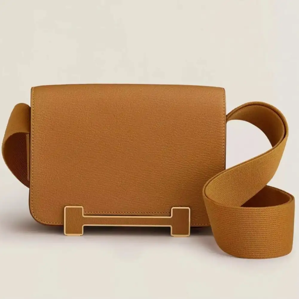 Hermes Geta Bag in Mysore Caramel