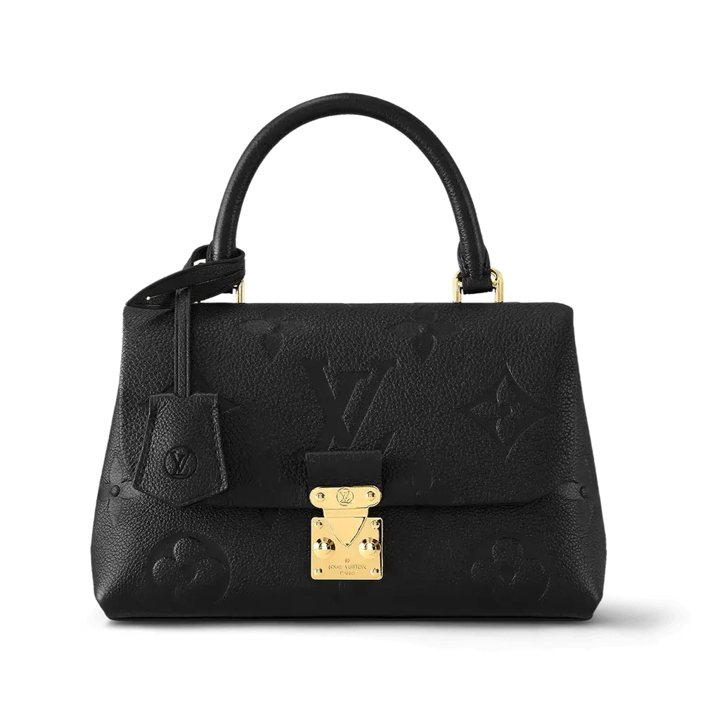 Louis vuitton madeleine bb monogram empreinte leather handbags Black