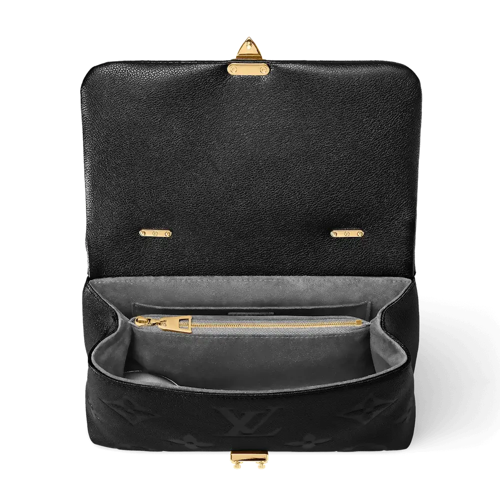 Louis vuitton madeleine mm monogram empreinte leather handbags Interior pockets