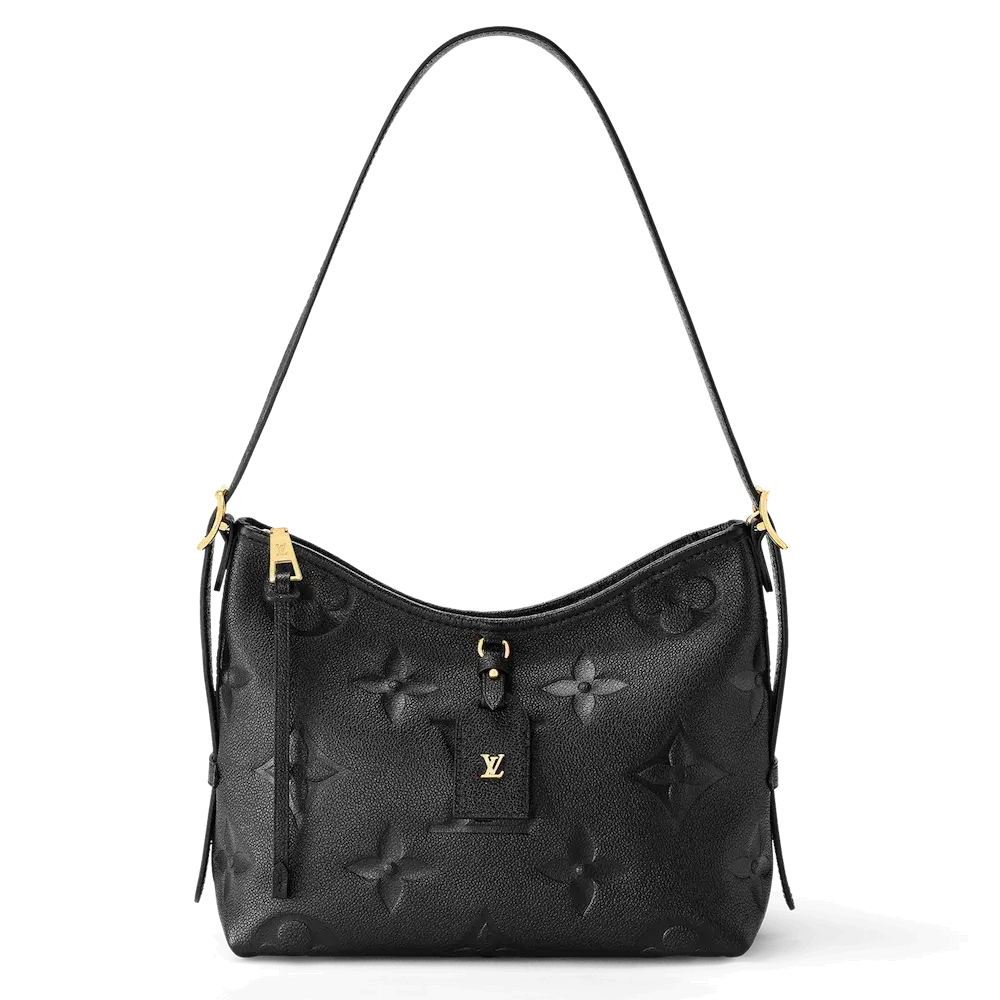 Louis Vuitton CarryAll PM Bag in Monogram Empreinte Black