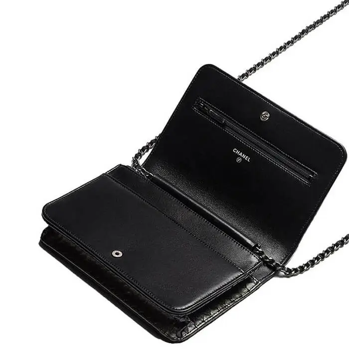 Chanel Boy Wallet On Chain Interior 2