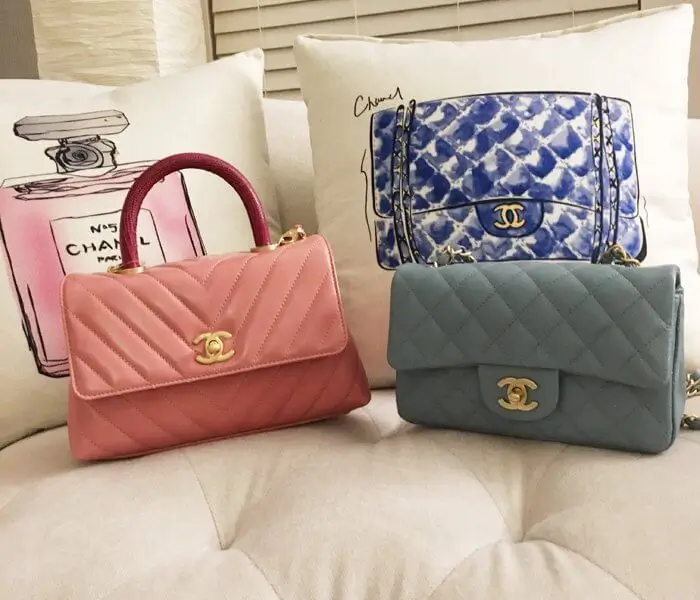 Chanel Coco Handle Bag size comparison 2