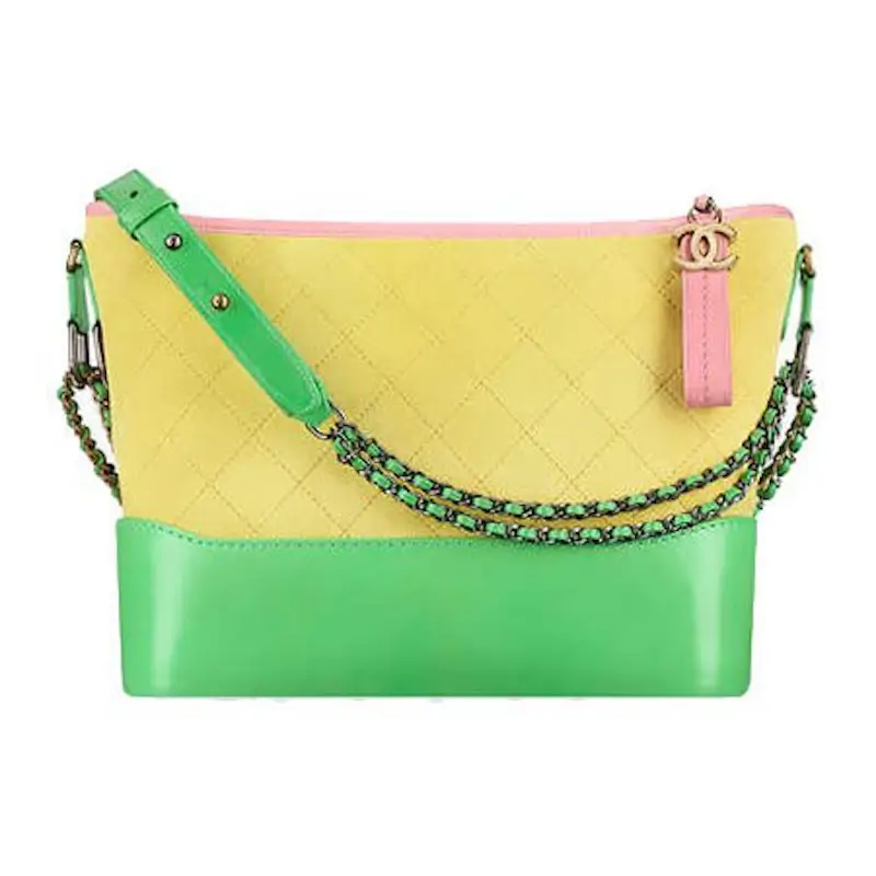 Chanel Gabrielle Bag Prices Yellow Green Multicolor