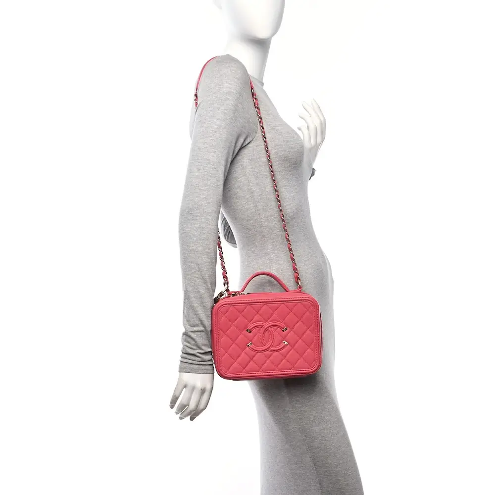 Chanel Medium CC Filigree Vanity Case