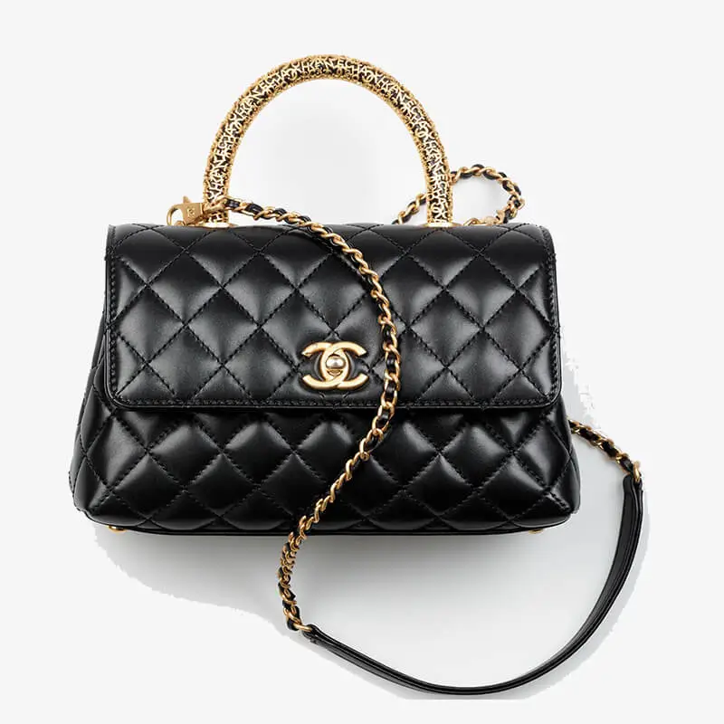 Chanel coco handle bag multicolor handle